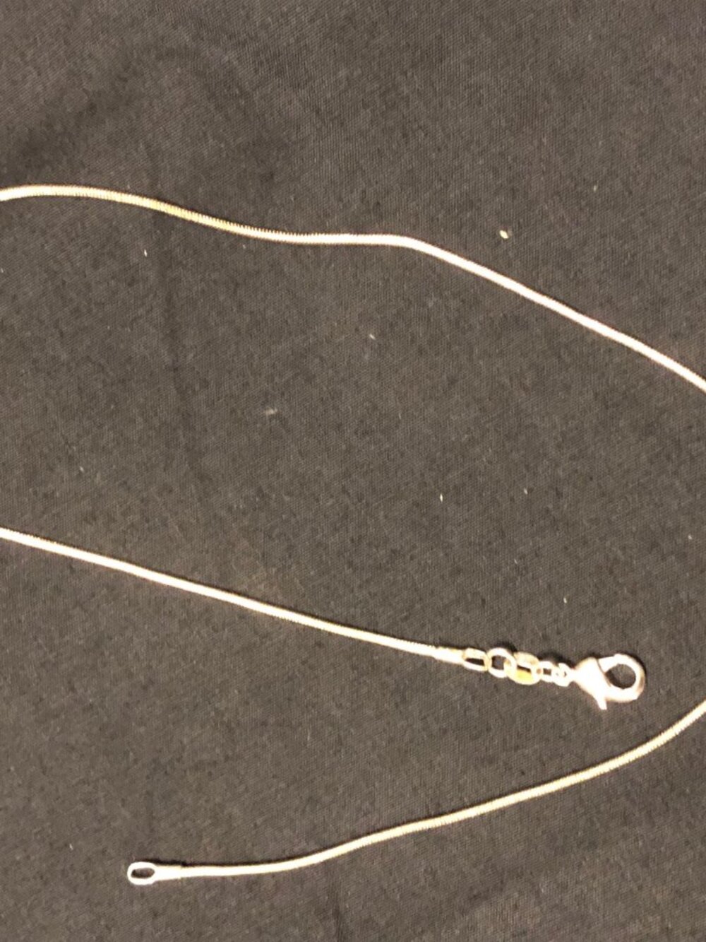 Sterling Silver Snake Chain - 18 Inch - Picture 3 of 4
